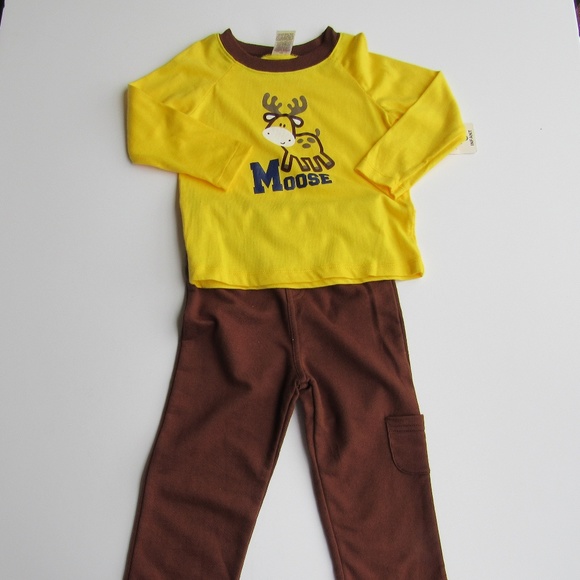 Infant Boys Fisher Price Yellow 2 Piece set 24 Mo. - Picture 1 of 8
